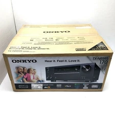 Onkyo TX-NR595 7.2-Channel Smart AV Receiver, 4K Ultra HD and AirPlay 2