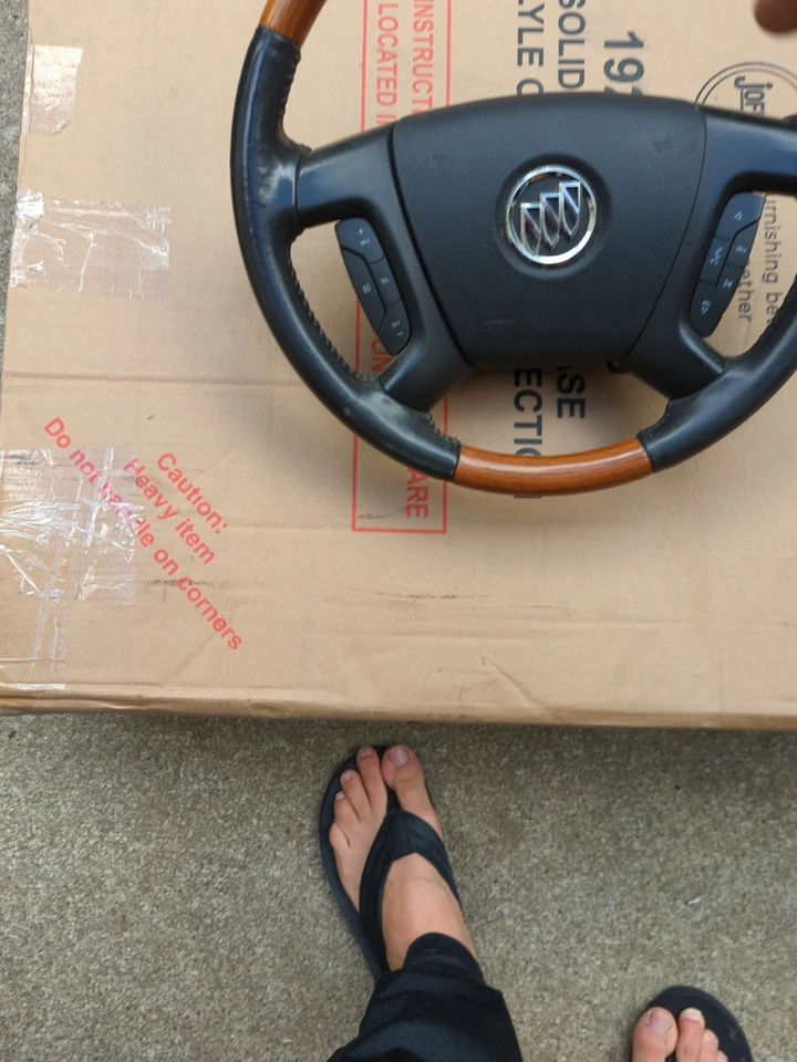 2008 08 BUICK ENCLAVE STEERING WHEEL AUDIO & CRUISE CONTROL SWITCH 25807099 OEM - Image 3 of 4