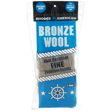 Fine Grade Bronze Wool Pads (3-Pack)