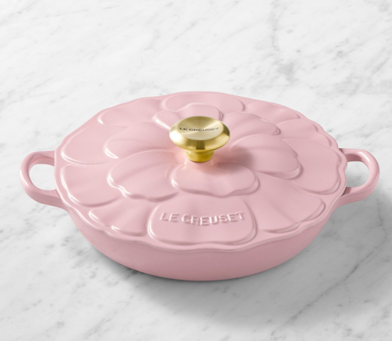 Le Creuset Enameled Cast Iron Petal Braiser, 2 1/4-Qt - HOT - SALE