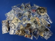Large Wearable Costume Jewelry Lot Earrings Necklaces Bracelets Resale Craft