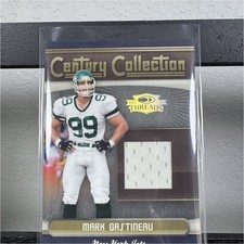 2006 Donruss Threads Century Collection Mark Gastineau Jets #CCM-14 MEM Serial …