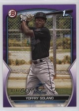 2023 Bowman Prospects Purple 14/250 Yoffry Solano #BP-72 0zb7