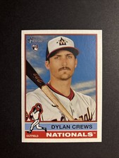 2025 Topps Heritage Dylan Crews #247 (RC) Washington Nationals