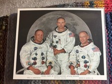 Apollo 11 Crew Original Official NASA Lithograph