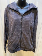 Lululemon Grey Marbled Scuba Hooded Jacket Size 12