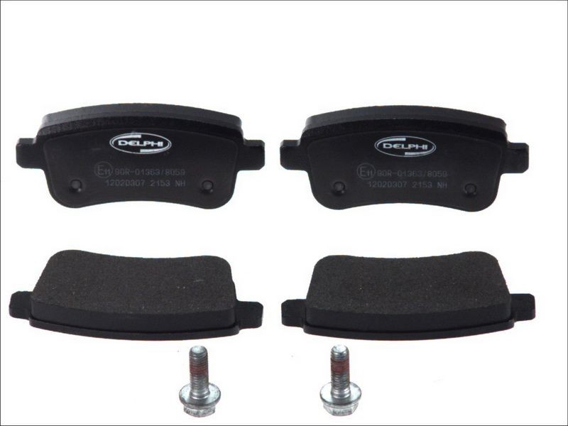 Plaquettes de frein DELPHI LP2153 anti-vibration pour corriger le freinage ASX 1.6