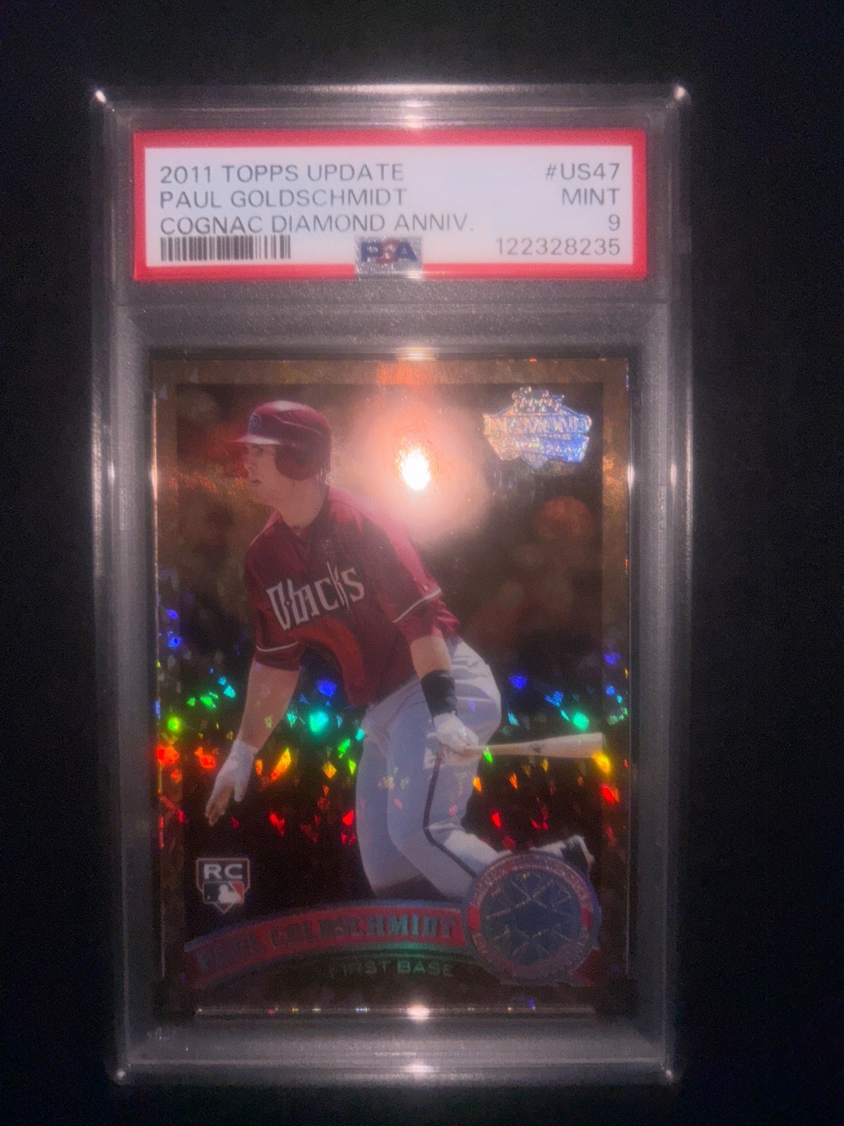 2011 Topps Update Series - Paul Goldschmidt #US47 Cognac Diamond Anniversary...