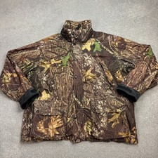 RealTree Jacket Adult X Large Brown Workwear Hunting Camo Lined Outdoors Men*