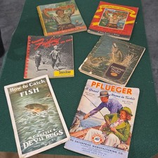 anciens catalogues de pêche south bend, pflueger, O.C Tuttle Devil bug 1925-47
