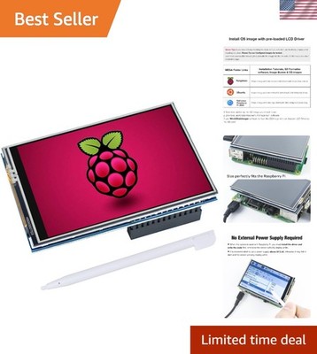 3.5-Inch TFT LCD Touch Screen Panel for Raspberry Pi 4B, 3B+, 2B   Vibrant 48...