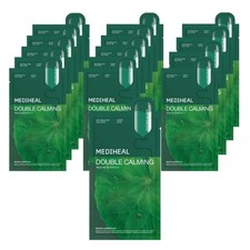 MEDIHEAL Double Calming Water Mask 20ml 15 Sheet/Cica/Mugwort/Thin