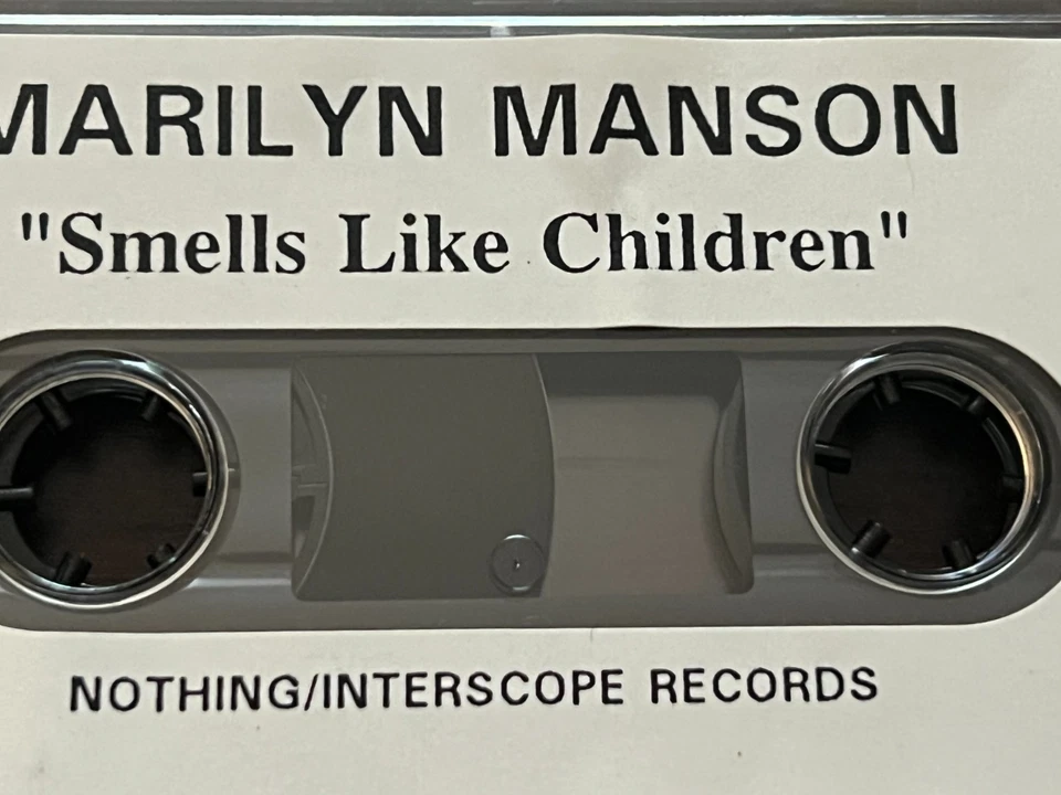 Marilyn Manson - Smells Like Children - Advance Promotional Cassette Tape - Rare Foto 4 de 4