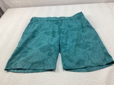 Walter Hagen 11 Shorts Mens 38 Green Floral Golf
