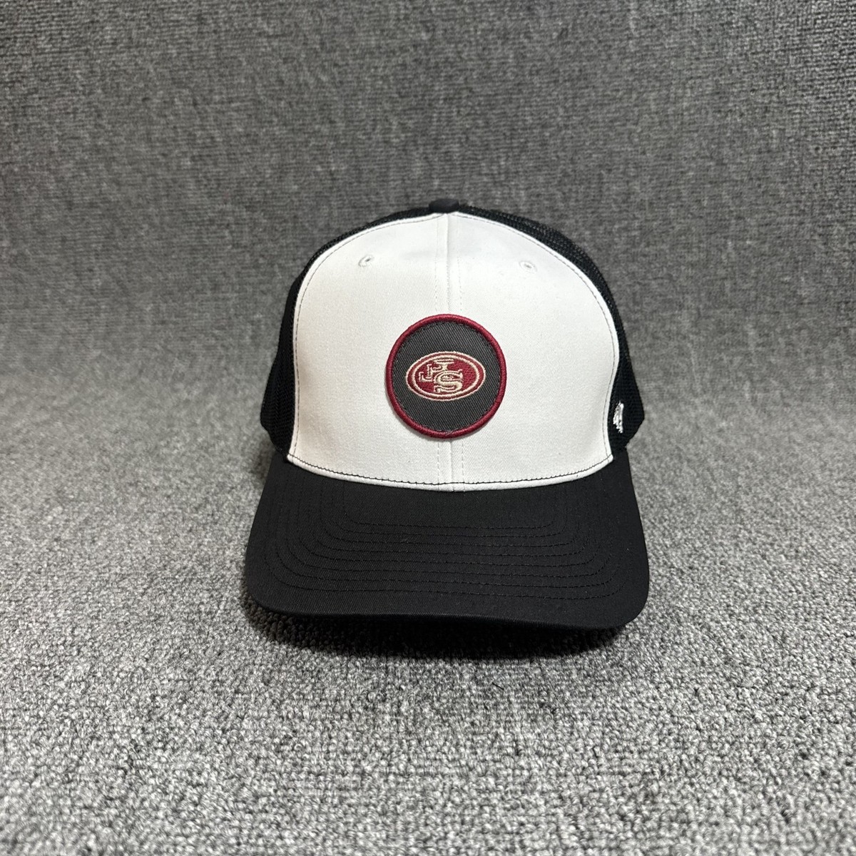 '47 Brand San Francisco 49ers Trucker Snapback Black White Hat NFL