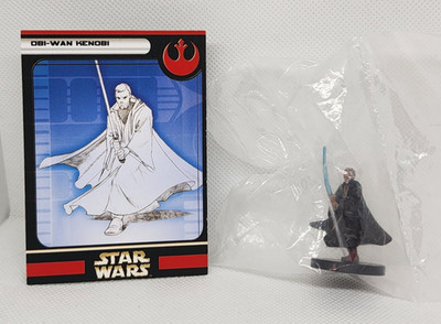 Obi-Wan Kenobi 11/60 ultra rare w/ Card Sealed WOTC Star Wars Miniatures
