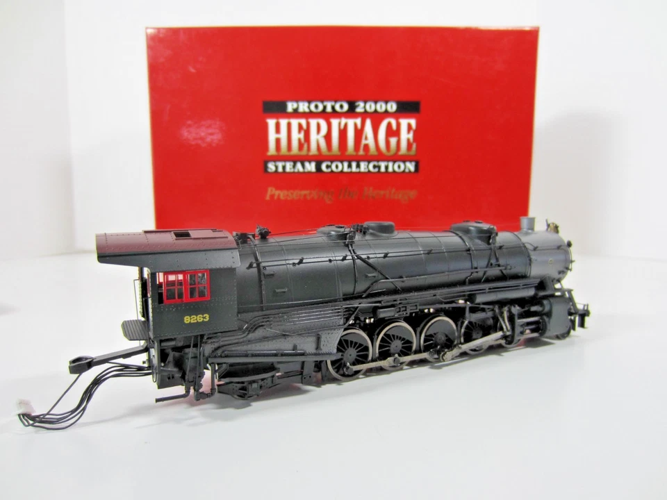 Walthers Proto 2000 920-60002 PRR 2-10-2 Steam Locomotive #8263 - Image 3 of 4