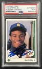 KEN GRIFFEY JR. PSA DNA AUTH 1989 UPPER DECK #1 ROOKIE AUTO RC MARINERS 028