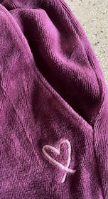 Victoria's Secret Pants Womens Medium Purple Velvet Joggers Pull On NEW