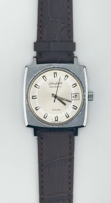 Herren Armbanduhr Glashütte Spezimatic Quadratisch mit - Main Image