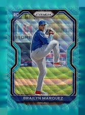 BRAILYN MARQUEZ 2021 PANINI PRIZM TEAL WAVE RC CUBS HY1