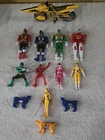 Vintage Lot of 13 Power Rangers & others Collection Action Figures Various Sizes