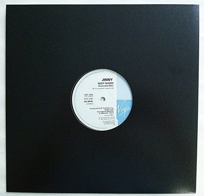 JINNY - KEEP WARM 12'' VINYL 1991 VIRGIN VST1356 *VG*