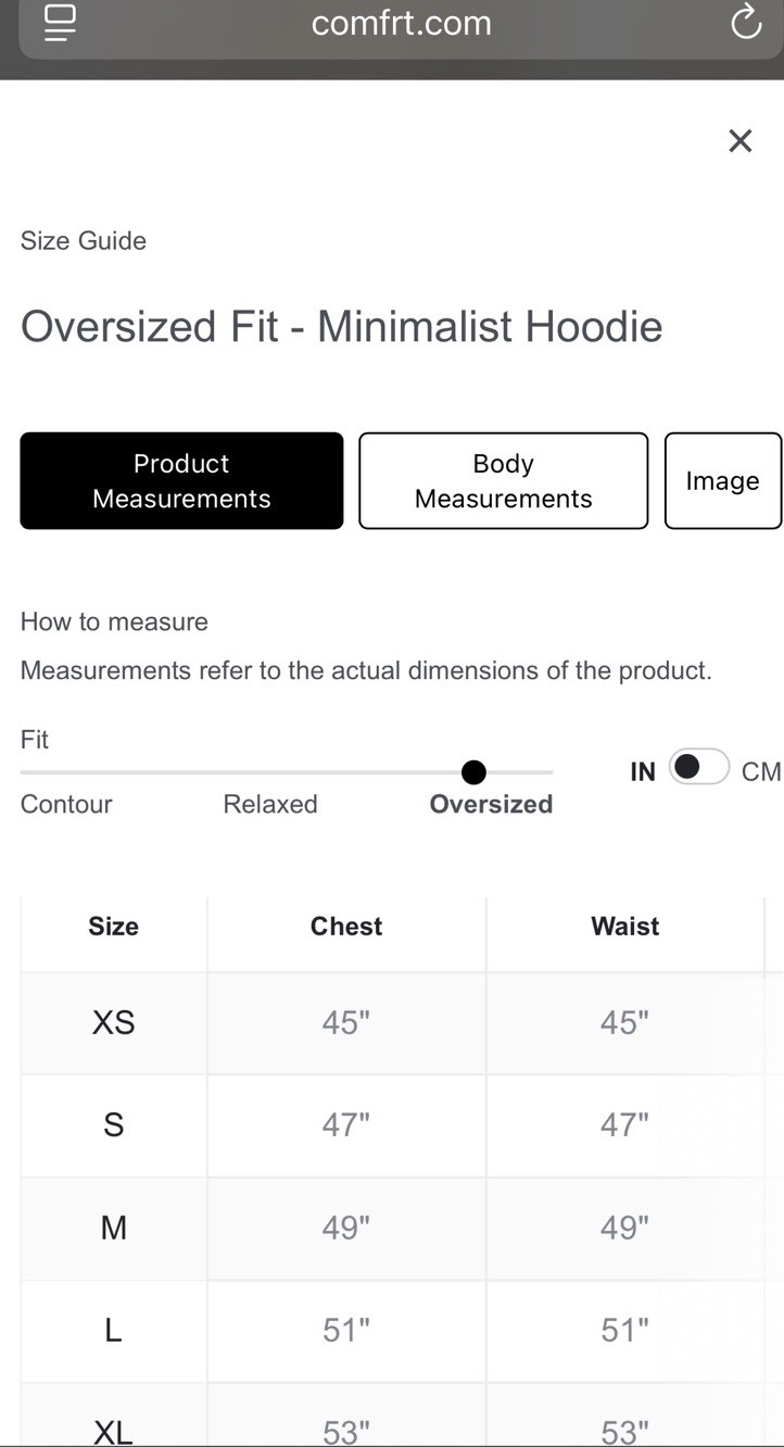 New Comfrt Minimalist Hoodie Med Cement Beige Fleece Oversized Cozy Heavyweight