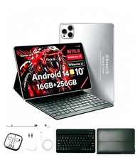 10" Android 14 Touchscreen Tablet 16GB 256GB Storage Satellite GPS Navigation