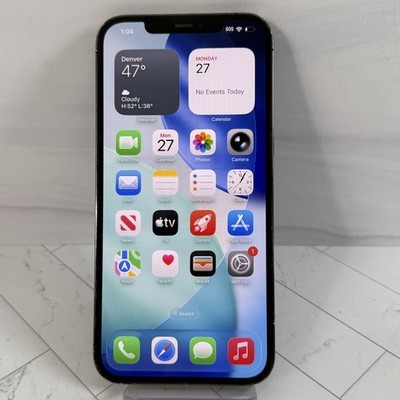 Apple iPhone 12 Pro Max 128 GB Graphite Unlocked Cracked Back + Camera #H231
