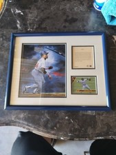 1992 FRAMED KIRBY PUCKETT KELLY RUSSELL LITHOGRAPH #2664 LIMITED &ldquo;KIRBY&rdquo; TWINS !