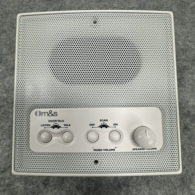 M&S DMC4RS Retrofit White 4-Wire Radio Remote Indoor Room Scan Station