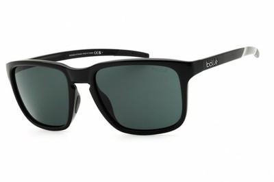 NWT Bolle Score-BS031001 53mm Black Shiny Sunglasses Bolle Sunglasses Score BS031001 Shiny Black Gray | eBay main image 2