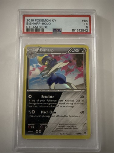 Bisharp 64/114 XY - Steam Siege Holo