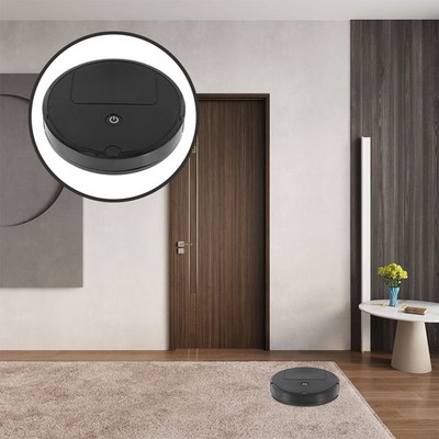 Cordless Mopping Robot Black with Advanced Cleaning Technology and Slim Profile