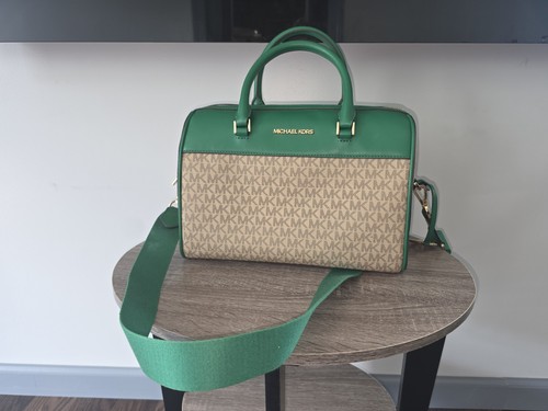 MICHAEL KORS JET SET TRAVEL MEDIUM DUFFLE SATCHEL SHOULDER CROSSBODY BAG