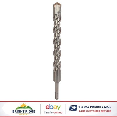 SDS Plus 1-1/4 Inch x 12 Inch Drill Bit for Concrete and Brick Applications