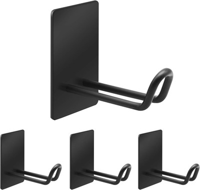 Adhesive Hooks,Stainless Steel Towel Hook,Sticky Hanger for Kitchen and Door,Bat