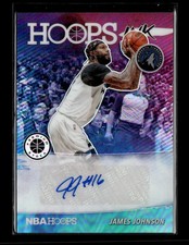 2019-20 Hoops Premium Stock #HI-JJO James Johnson Hoops Ink AUTO