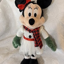Christmas Holiday Disney 24 in Tall Minnie Mouse Greeter in White Snow Dress