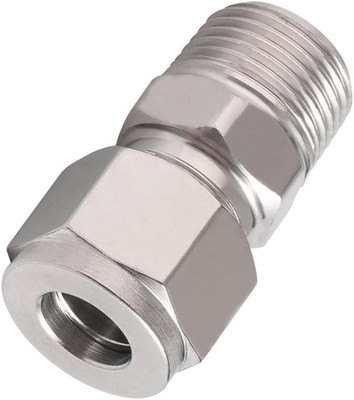Stainless Steel 304 Compression Fitting to Connect 1/2 Inch OD Tube X 1/2 NPT Ma