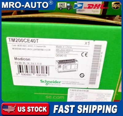 1PC- Schneider TM200CE40T Modicon Logic Controller, Transistor output 24VDC- NEW
