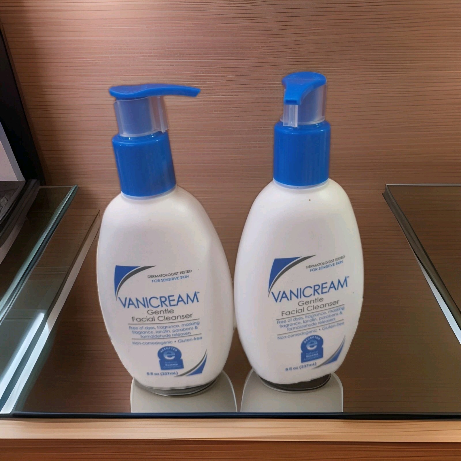 2 Gentle Facial Cleanser, For Sensitive Skin, Fragrance Free, 8 fl oz (237 ml)