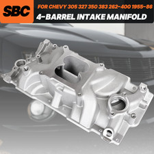 8150 Air-gap Intake Manifold Dual Plane For Sbc 305 327 350 383 55-86 262-400