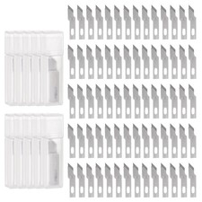100pcs Exacto Knife Blades #12 Hobby Knife Replacement Blades Refills