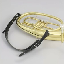 Sangle Euphonium Confortable Courroie En Cuir Réglable Résistant pour Répétition