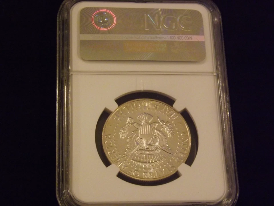 1966 50 C Kennedy Half Dollar DDO NGC MS 66 - Image 2 of 2