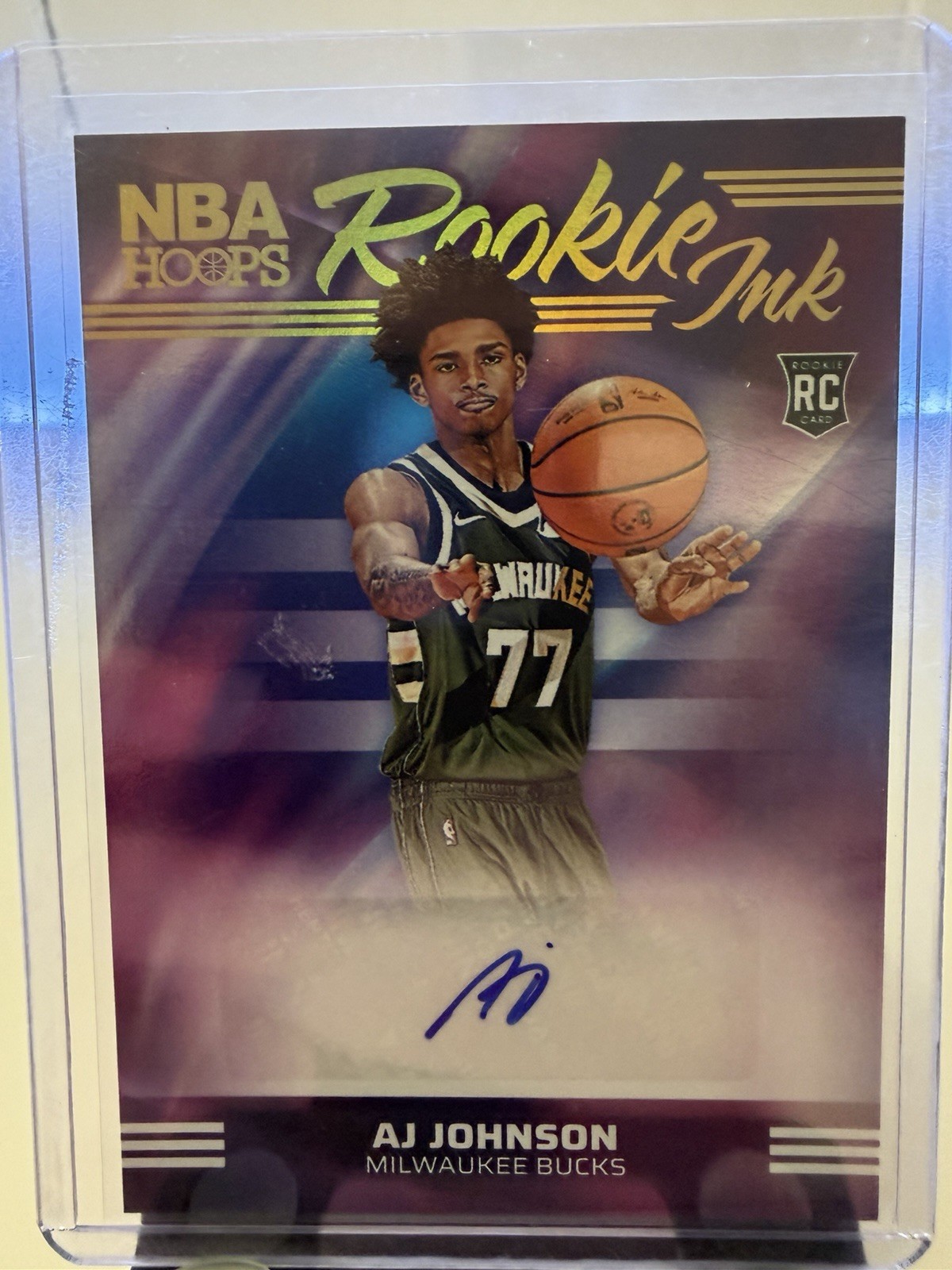 2024-25 Panini Rookie Ink AJ Johnson Auto RI-AJJ