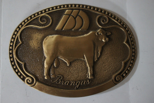 TONY LAMA BUCKLE BRANGUS BULL-CATTLE BREED SERIES FIRST EDITION