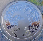 1 oz. 2026 YEAR OF THE HORSE V2 Mini-Mintage proof .999 fine silver